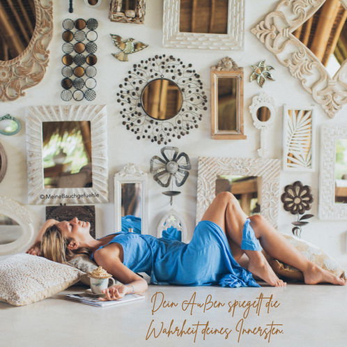 Außen spiegelt Meine Bauchgefuehle