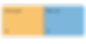 Split color background: left half in sunset gold with "Sunset gold" text, right half in blue with "Baltic sea" text, both with arrows.
