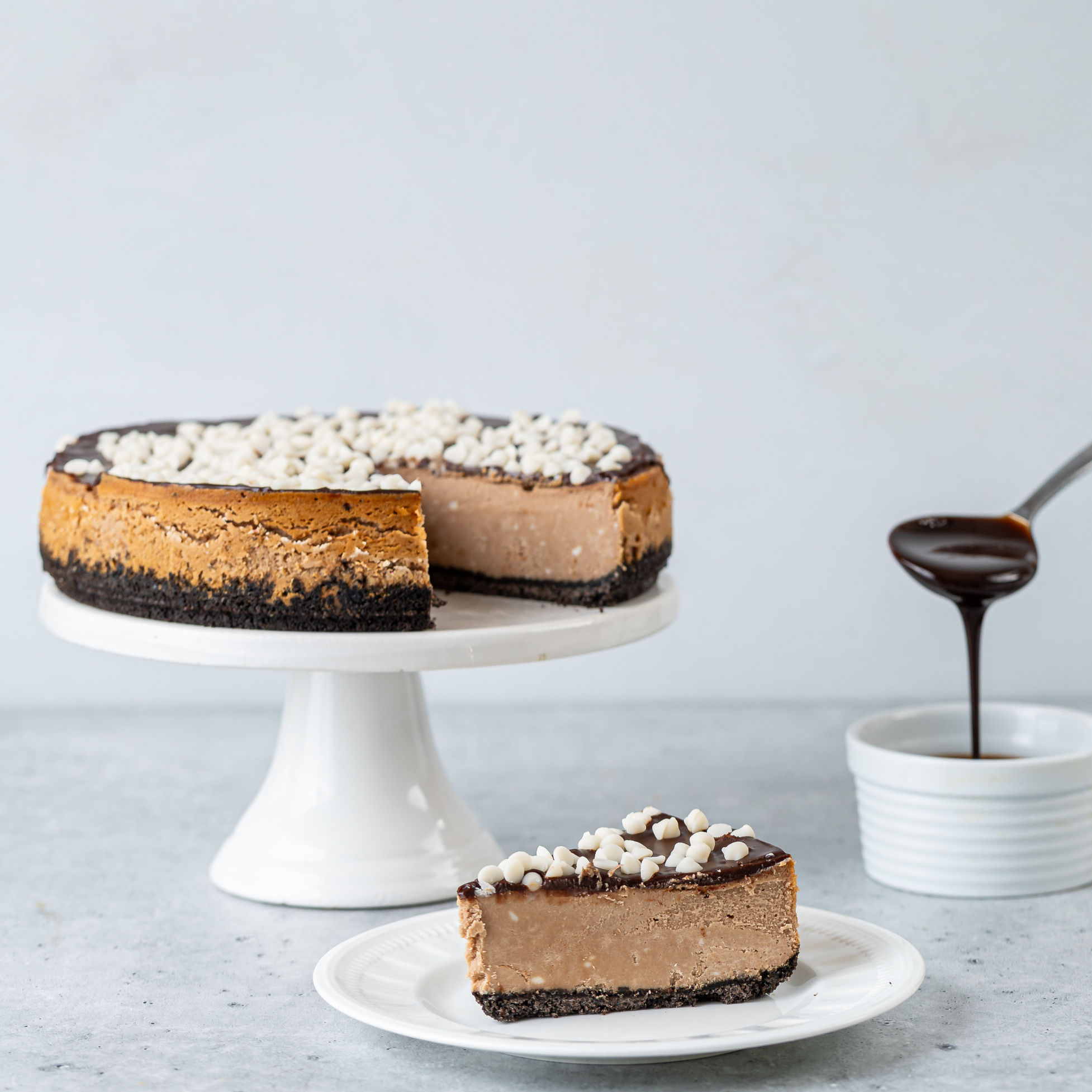 Triple Chocolate Cheesecake