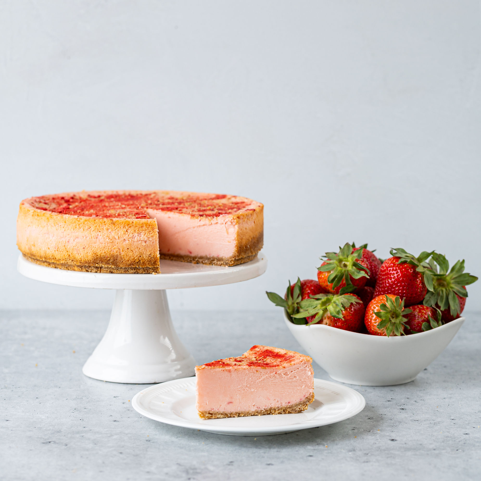 Strawberry Shortcake Cheesecake