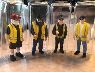 3D Printed NON-Action Figures on the table
