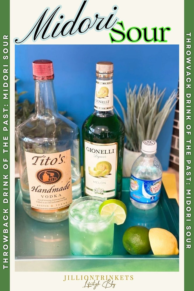 Throwback Drink Of the Past Midori Sour