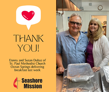 Volunteers from St. Paul Methodist Ocean Springs