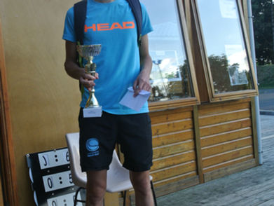 le 05/07/2017 Finale Tournoi Interne Homme: Bravo Arthur !