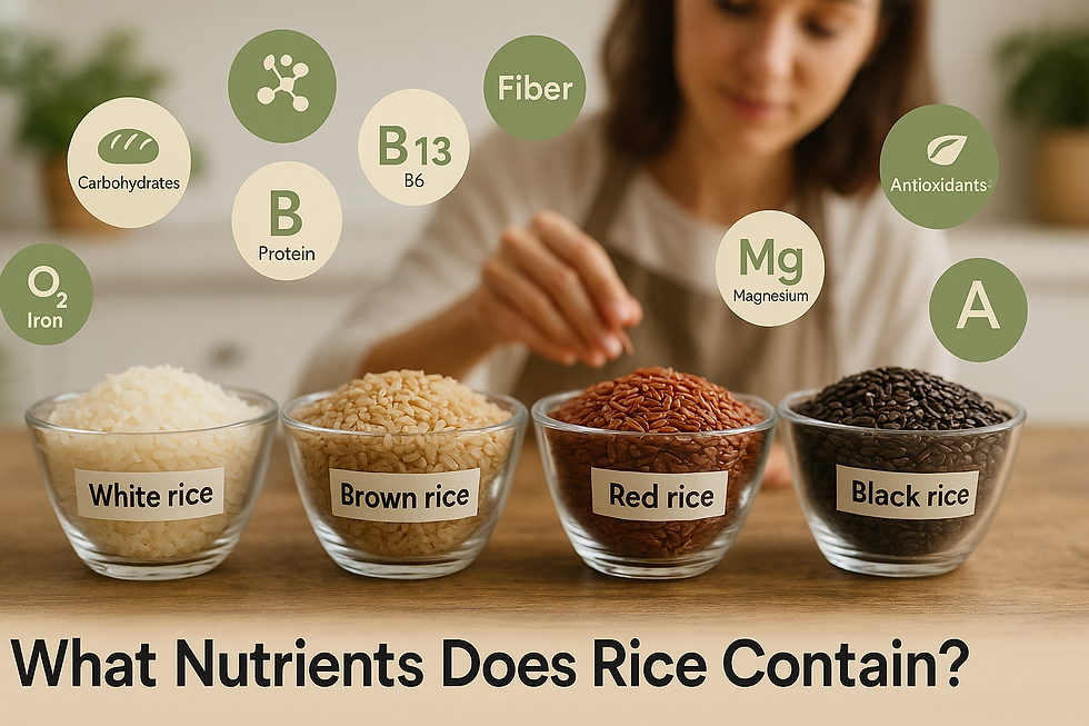 What Nutrients Does Rice Contain