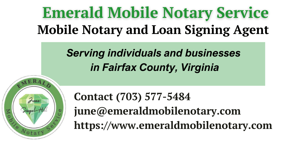 Emerald Mobile Notary Notarization FAQs