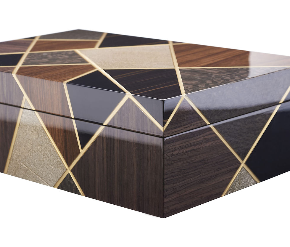 Miniatura: Humidor Morici collezione TELLUX VULCANO