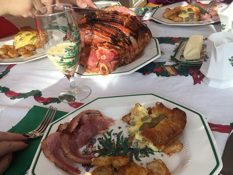 CHRISTMAS BREAKFAST AT NOON