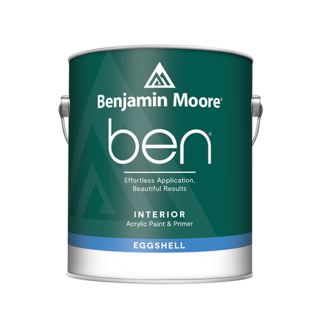Benjamin Moore ben interior paint with zero VOC formula and durable washable finish for residential painting projects in Vaughan