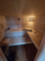Saunacabine gerealiseerd in Mirwart