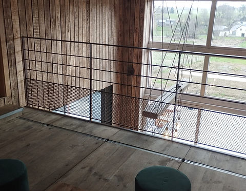 Ferronnerie du bâtiment, escaliers, gardes corps, terrasse