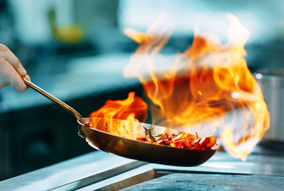 Al Parma Leuven: flamberen in de zaal