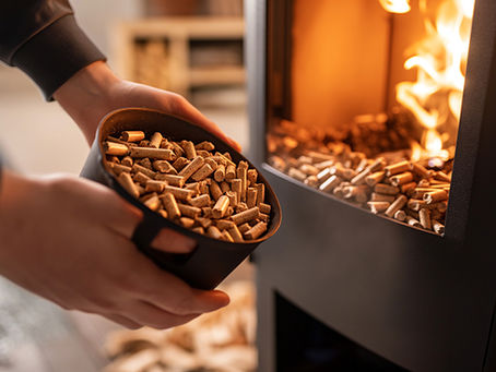 Warme, zuivere warmte met houtpellets