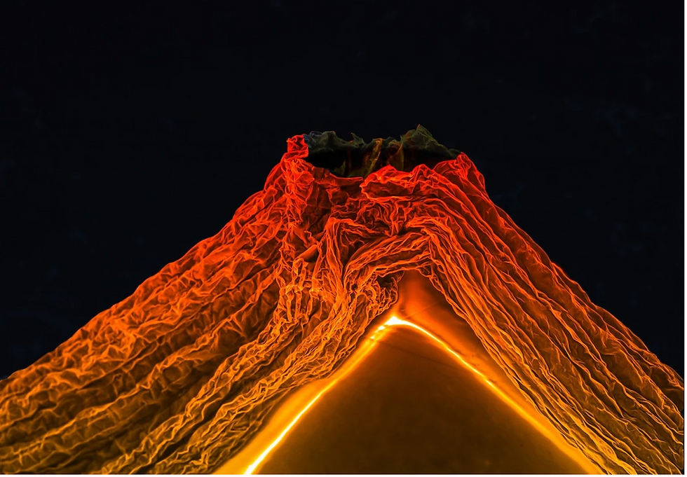 MXene Volcano