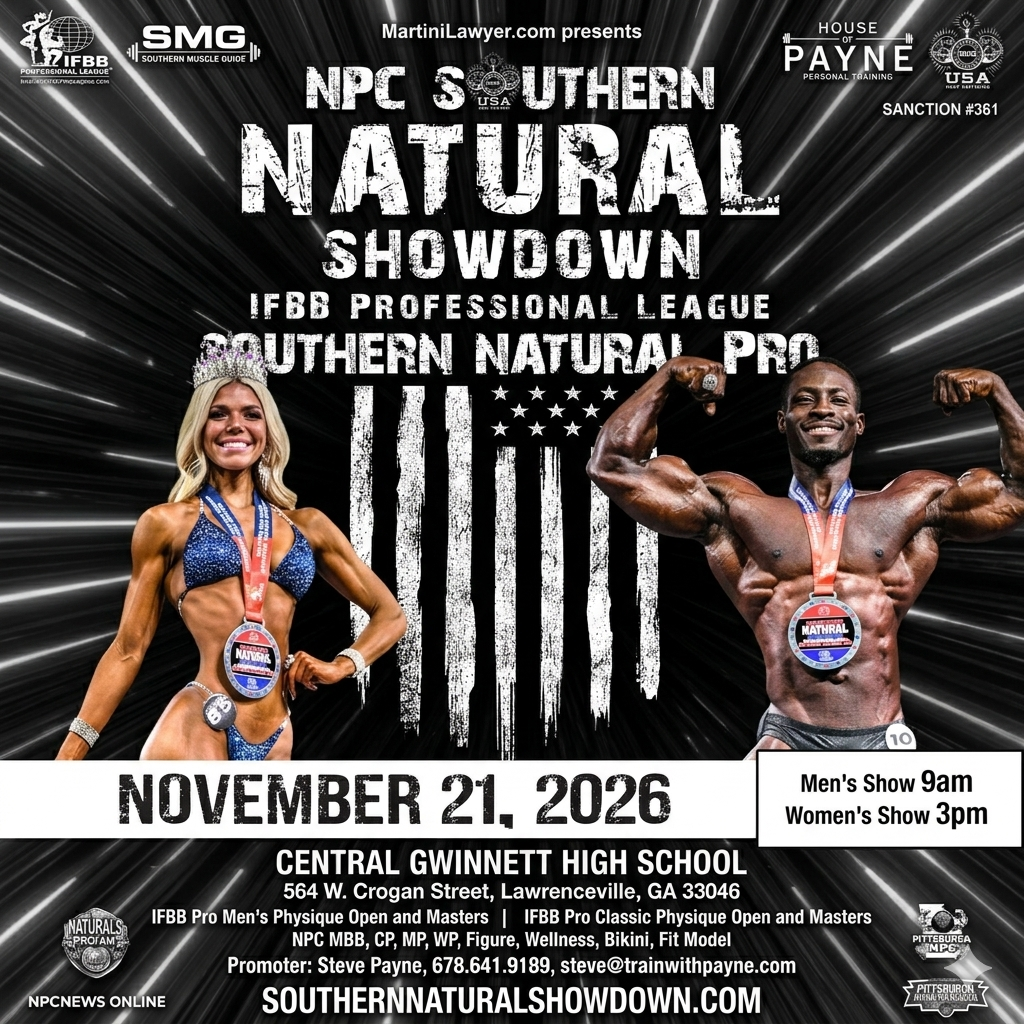 11/21/2026, Natural Pro Atlanta Georgia