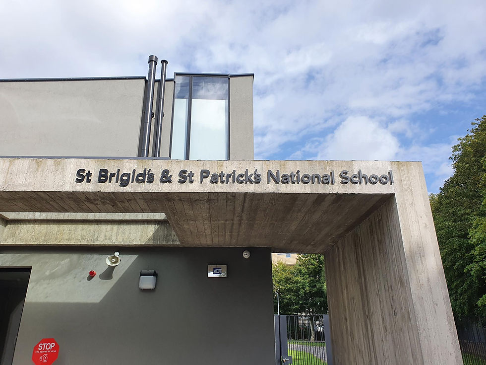 3D lettering- St.Brigid's and St Patricks National school