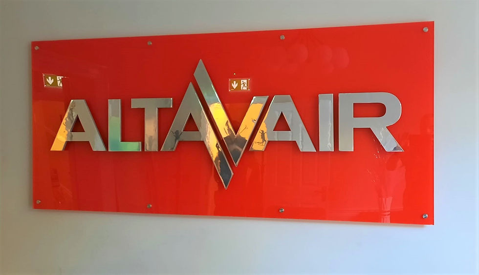 3D letterng- altavair