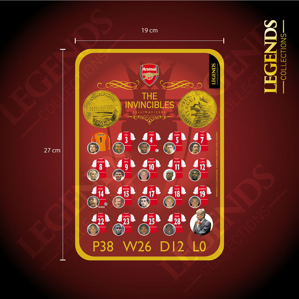 Miniatura: Minigolden Poster Arsenal 2004
