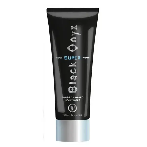 Power Tan Super Black Onyx Non-Tingle Tanning Sunbed Lotion Cream 250ml Tube