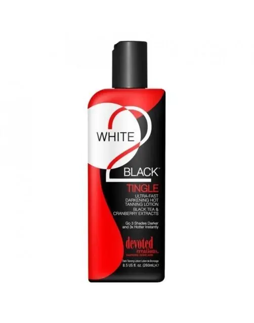 Devoted Creations White 2 Black Tingle Tanning Lotion - 260ml