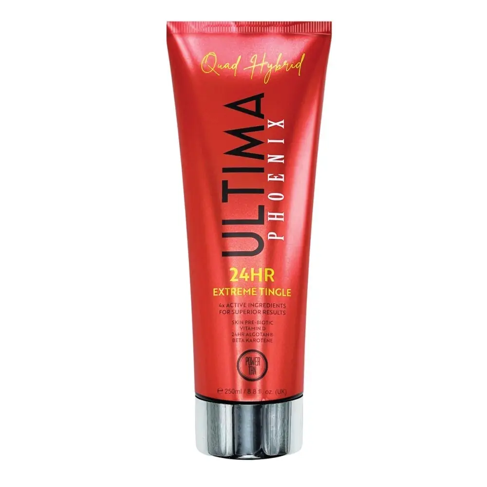 Power Tan Ultima Phoenix Extreme Tingle Sunbed Tanning Accelerator Lotion 250ml