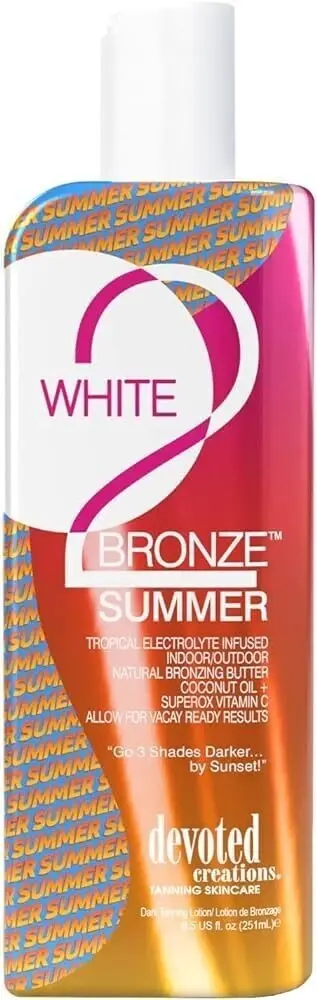 Devoted Creations WHITE 2 BRONZE SUMMER Colour Enhancing Natural Bronzer