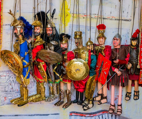Puppets Cefalu Sicily Italy