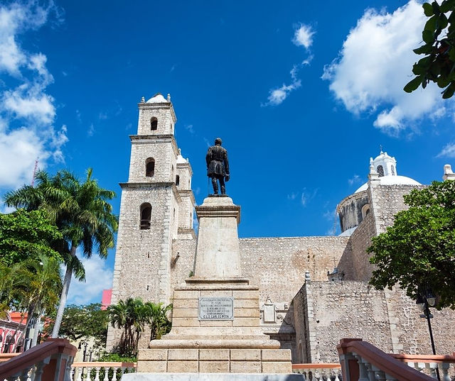 Jesuit Cathedral in Merida Mexico