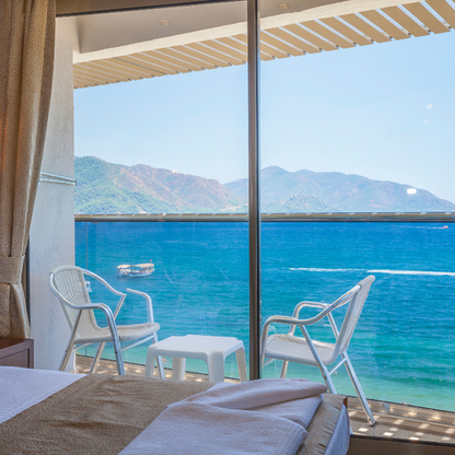 Boutique hotel in Santorini with stunning Aegean Sea views and personalized charm
