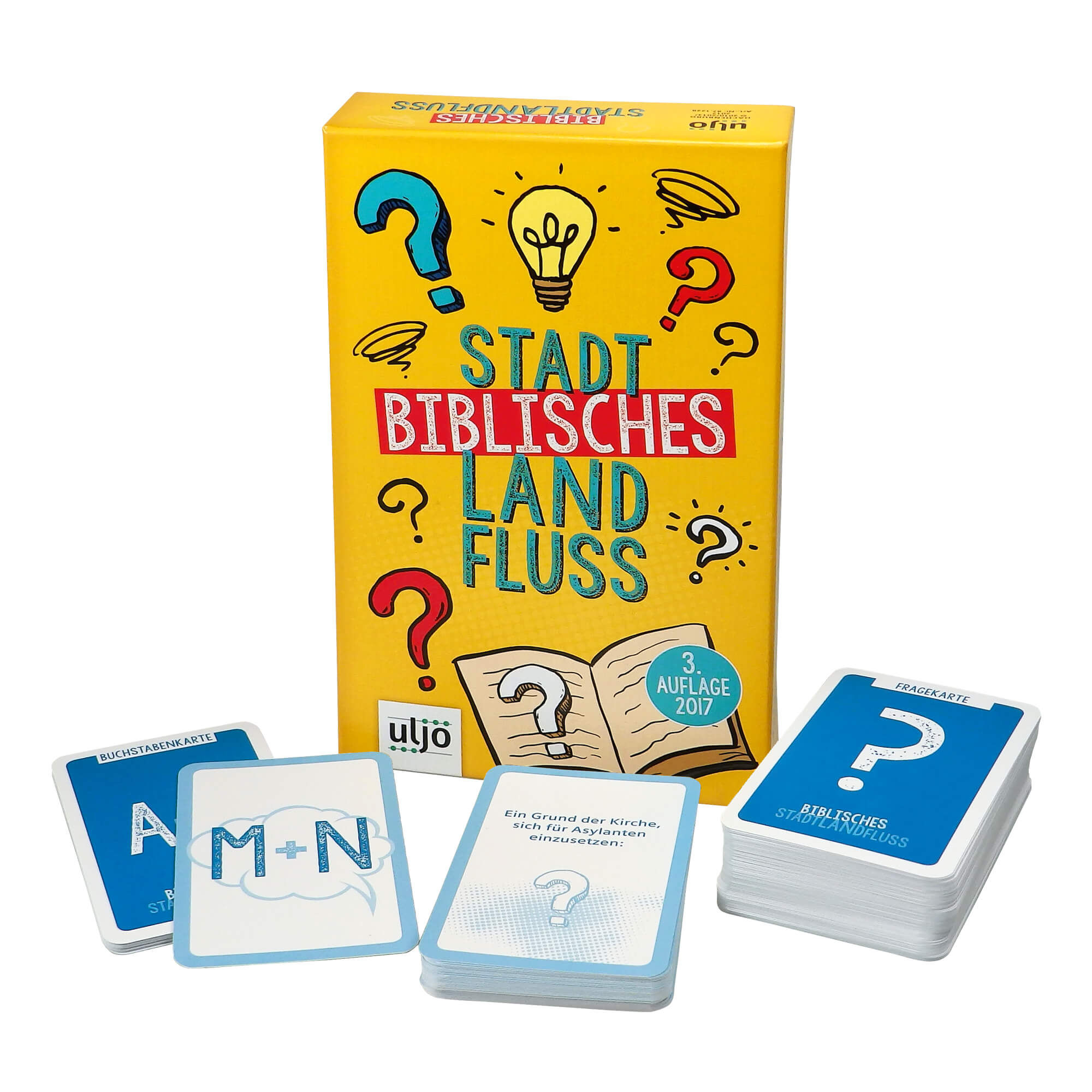 Kartenspiel "Biblisches Stadt, Land Fluss"