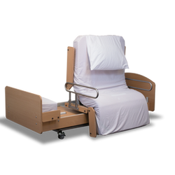 Rotadorm Max bed in its chair exit position.