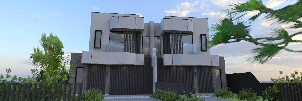 208Proposed 2 Unit Development (Side By Side)