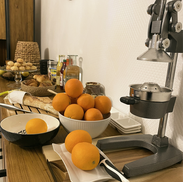 Produits frais proposés au petit-déjeuner à L’Orée du Mont