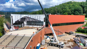 Asheville Drone Construction Photography