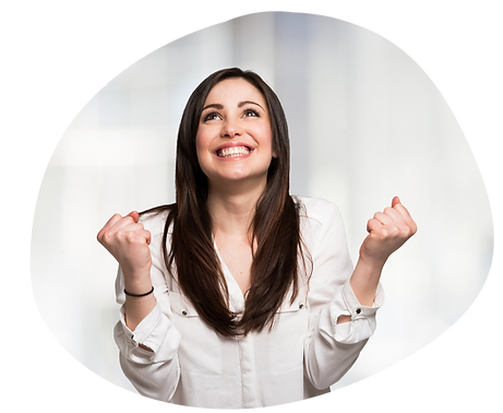 personne contente de la réussite douleur vaincu