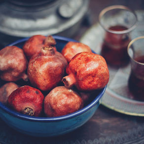 A Refreshing Mint Series: Mint Pomegranate Tea