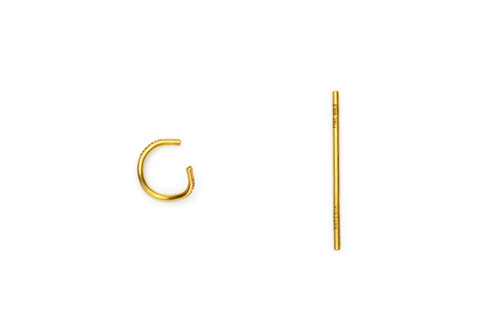 DAN TOMIMATSU Post Pierced Earring (Yellowgold) | unum