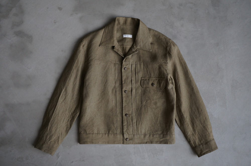 c*e様 Aquellos Ojos Verdes tracker jacket Aquellos Ojos Verdes Trucker Jacket (Olive) | unum