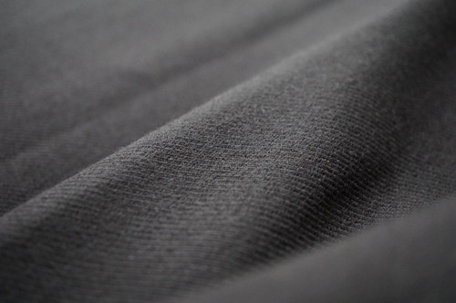 WIRROW Botany Wool Boat Neck Dress (Mauve Gray) | unum