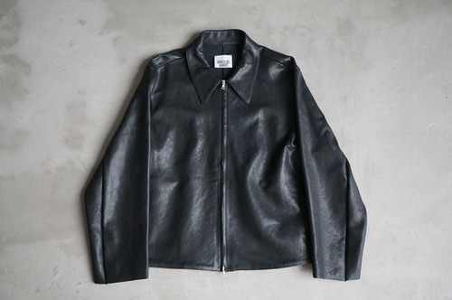 GABRIELA COLL GARMENTS Leather Pocket Jacket (Black) | unum