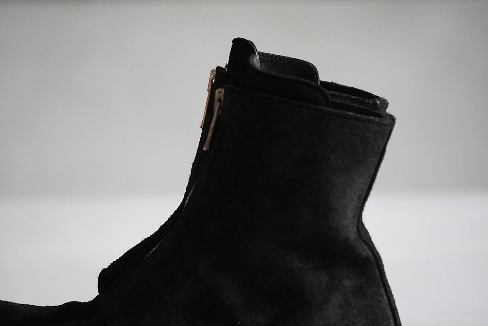 サムネイル： GUIDI  Zipped Big Daddy Boots (Black)