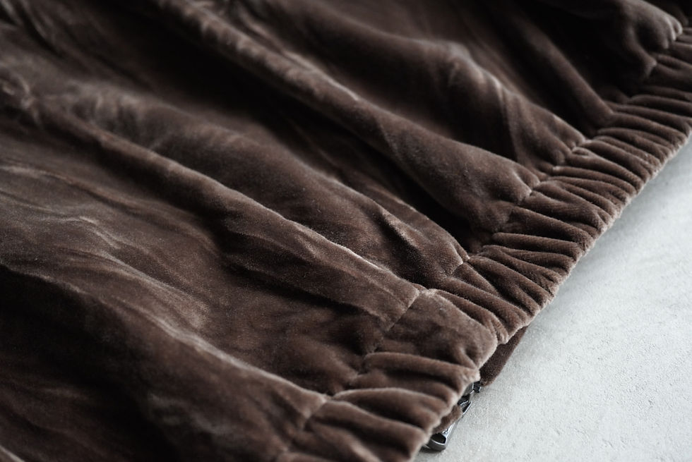 サムネイル： GABRIELA COLL GARMENTS  Cotton Velvet Zipper Jacket (Dust)