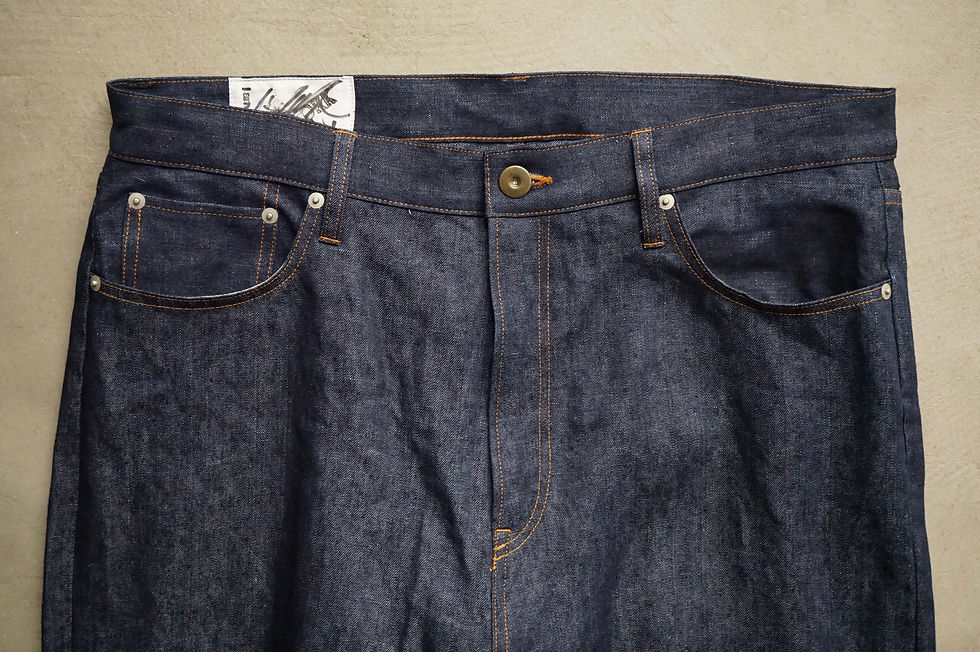 サムネイル： I am dork  Linen Denim Pants (Indigo)