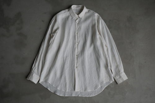 MAATEE&SONS Short Ponit Ramie Shirts (Aloe) | unum