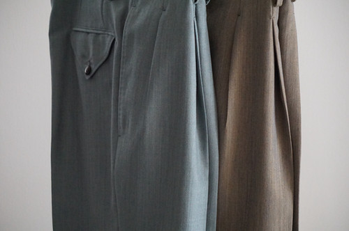 パンツ MAATEE&SONS SHIRAHAMA GREISHBLUE size2 MAATEE&SONS Shirahama (Gray Yellow , Blue Gray) | unum