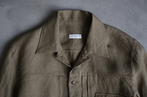 c*e様 Aquellos Ojos Verdes tracker jacket Aquellos Ojos Verdes Trucker Jacket (Olive) | unum