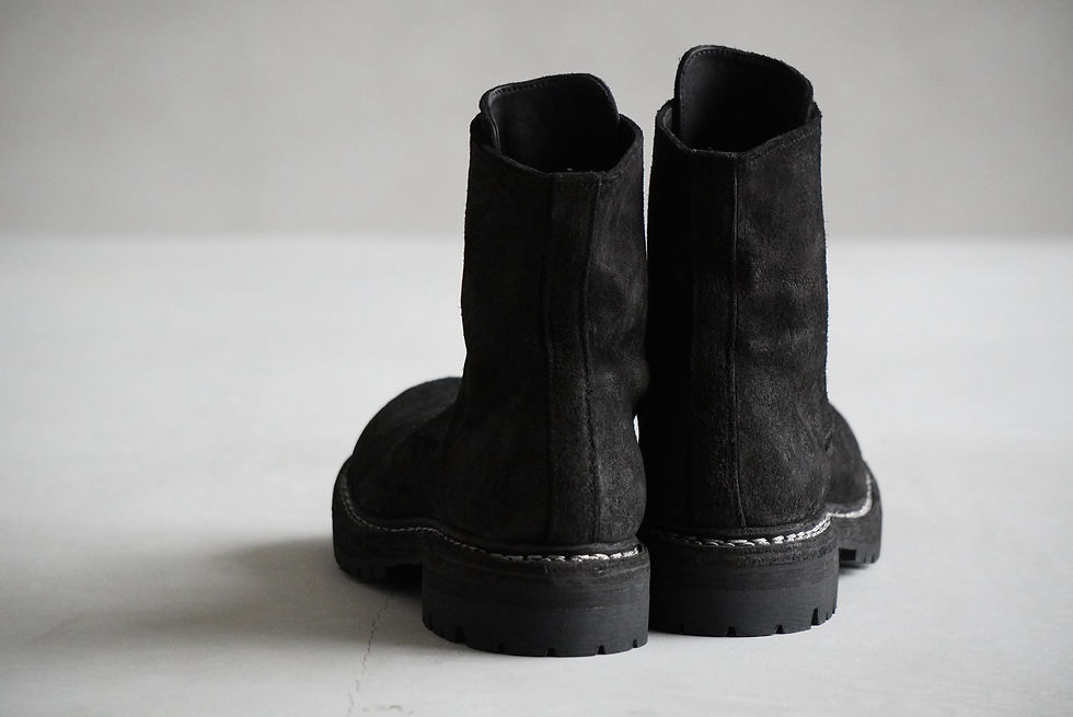 サムネイル： GUIDI  Zipped Big Daddy Boots (Black)