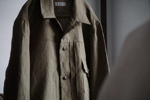 c*e様 Aquellos Ojos Verdes tracker jacket Aquellos Ojos Verdes Trucker Jacket (Olive) | unum