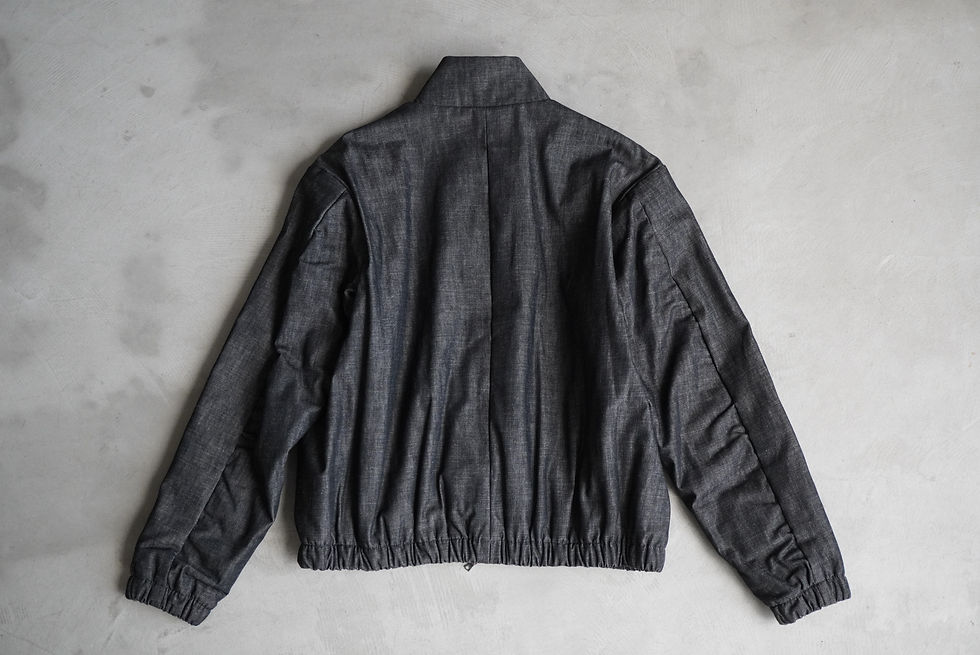 サムネイル： GABRIELA COLL GARMENTS  Denim Padded Jacket (Black)
