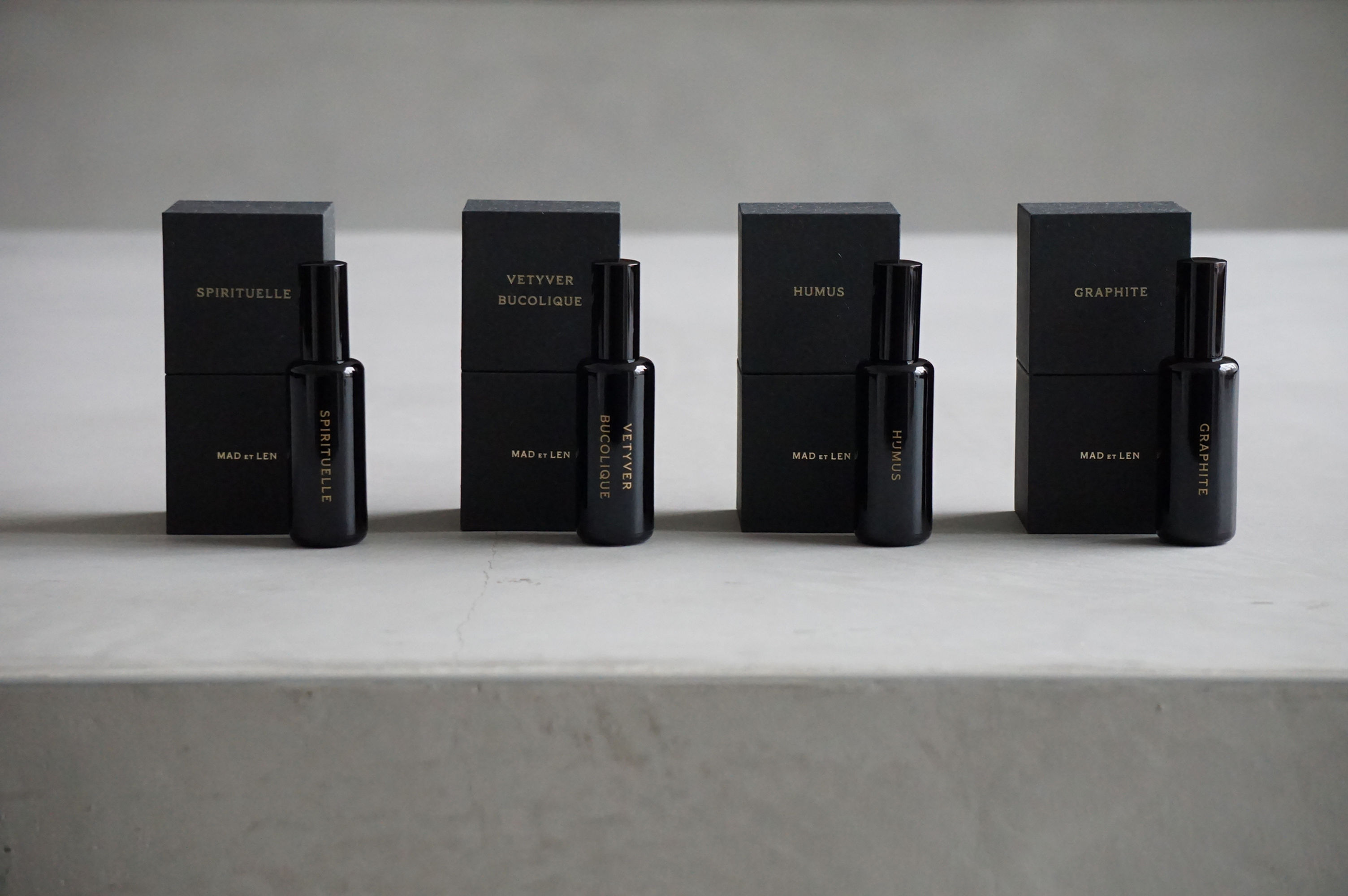 MAD et LEN PARFUM MIST (HUMUS , GRAPHITE)